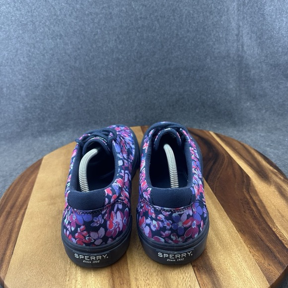 Sperry Top Sider Floral Sneakers Multicolored Canvas Lace Up STS23828 Mens 11 - Picture 7 of 10